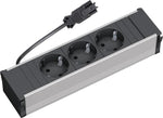Модул за CONI 3M с 3х Шуко, цвят Черен, Bachmann, BACHMANN, B333.1007