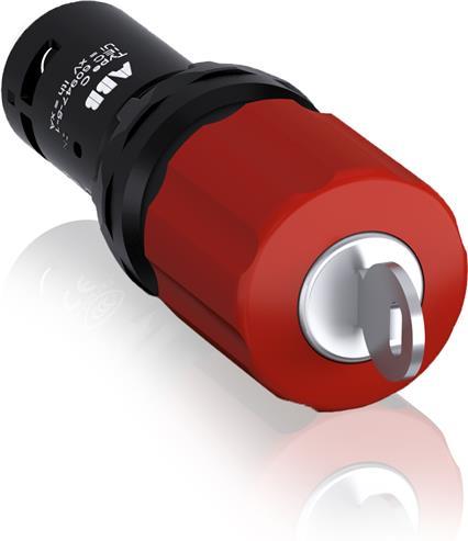 Авариен стоп червен Ф30мм CE3K1-10R-11 1NO-1NC освобождаване чрез ключ Ø22mm Compact АВВ, ABB, 1SFA619502R1071