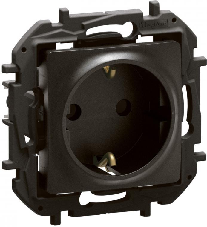 Контакт ШУКО 16A цвят Черен Niloe New Legrand, LEGRAND, NP3121BK