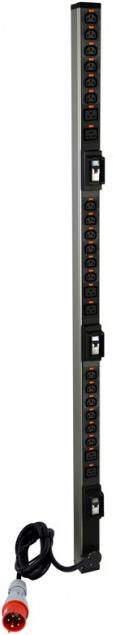 Разклонител PDU Zero-U 18x C13 + 6x C19, с кабел 3м и щепсел 3P+N+E 16A, Legrand, LEGRAND, 646870