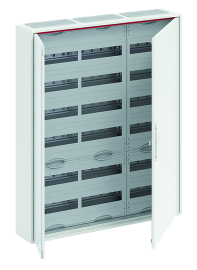 Табло за открит монтаж ComfortLine 6х36мод. CA36V с две плътни метални врати IP44 и Н и РЕ клеми ABB, 2CPX052192R9999