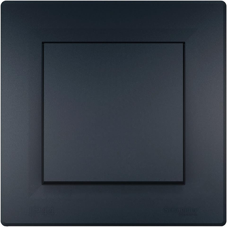 Еднополюсен ключ IP44 моноблок цвят Антрацит Asfora SE, SCHNEIDER ELECTRIC, EPH0100271