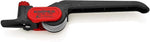 Кабелен нож, за изолация над Ø25мм, черна ръкохватка 150мм, Knipex - K1640150