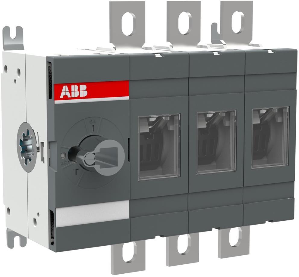 Разединител OT400E03 400А 3P I-0 без ръкохватка ABB, 1SCA022727R7960