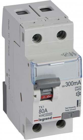 ДТЗ 2P 80A 300mА серия TX3 ID тип A Legrand, LEGRAND НИСКО НАПРЕЖЕНИЕ, 411577