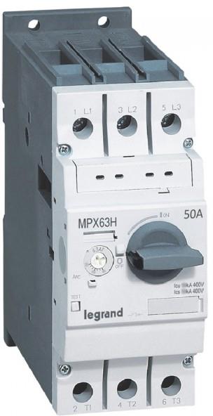 Моторна защита MPX3-63H 22kW TM 34-50A 50kA Legrand, LEGRAND НИСКО НАПРЕЖЕНИЕ, 417367