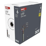 Кабел Cat.6 U/UTP PVC Eca сив – 305m EMOS