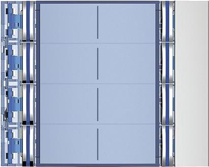 Лицев панел 4x 2 бутона Sfera New Allmetal Bticino, BTICINO, 352181