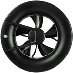 Смарт вентилатор O2 ф100/125мм, цвят Черен, 140м3/ч, от 0,4W, от 9dB Blauberg, BLAUBERG, Blauberg O2 black