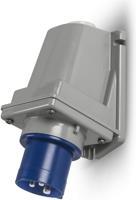 Промишлен щепсел 2P+Е 32A 200-250V IP44/54, 6h серия Optima за открит монтаж Scame, SCAME, 240.3293