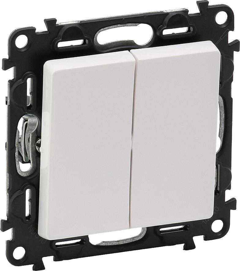 Сериен бутон NO/NC цвят бял Valena Life Legrand, LEGRAND, 752118