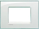 Рамка 3 мод. правоъгълна Acquamarine LL Bticino , BTICINO, LNA4803KA