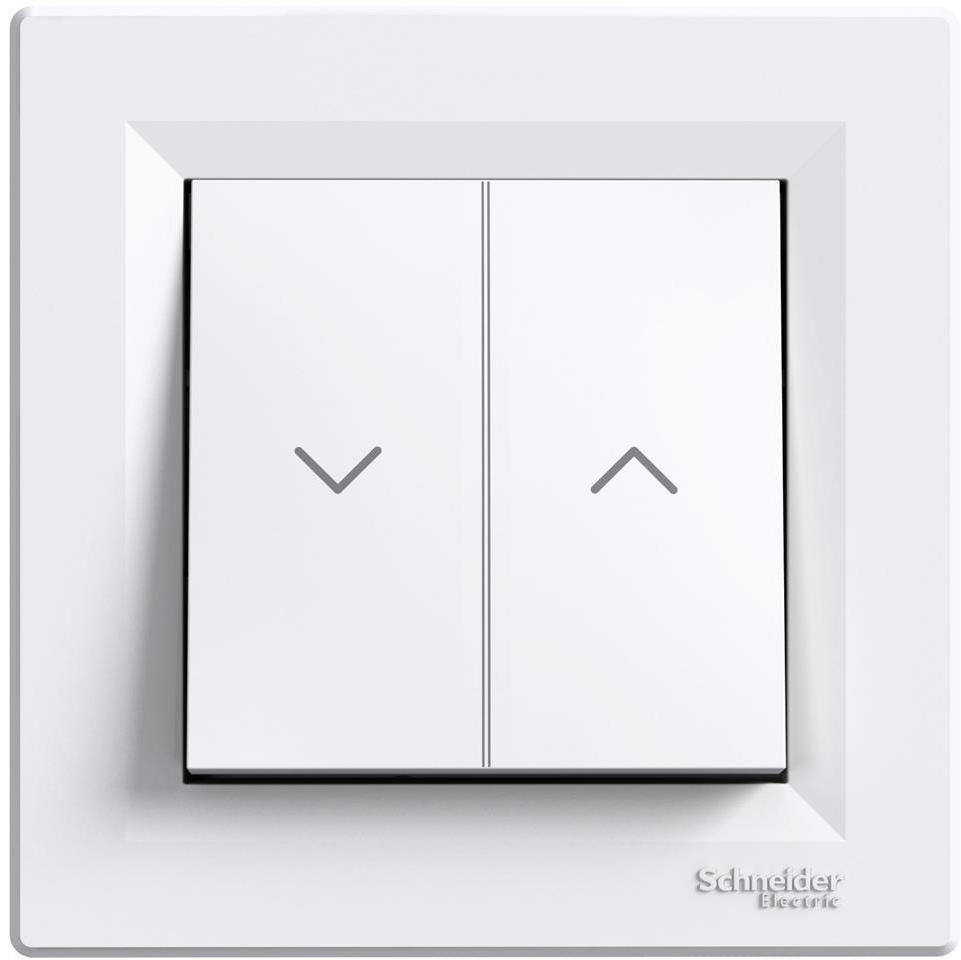 Ключ за щори моноблок цвят Бял Asfora SE, SCHNEIDER ELECTRIC, EPH1300521