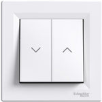Ключ за щори моноблок цвят Бял Asfora SE, SCHNEIDER ELECTRIC, EPH1300521