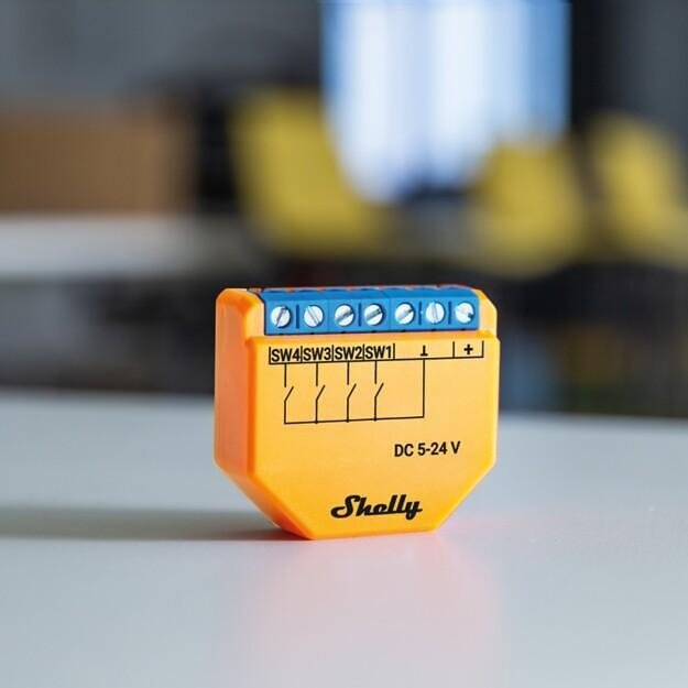 Микромодул Smart 4х аналогови входа Shelly Plus i4 DC - 265543
