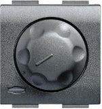 Димер ротативен R=50-1000W 2 мод. цвят антрацит LL Bticino, BTICINO, L4583