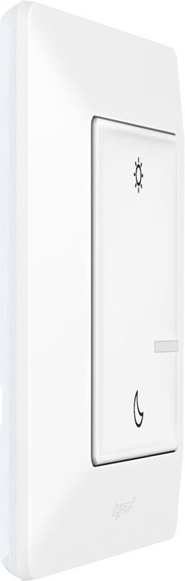 Сценариен ключ БЕЗжичен събуждане/заспиване Smart Valena Life Бял с рамка Legrand с Netatmo, NETATMO с LEGRAND & BTICINO, 752189