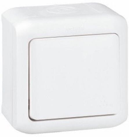 Бутон IP44 открит монтаж цвят Бял Forix Legrand, LEGRAND, 782364