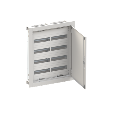 Табло за скрит монтаж ComfortLine 4х24мод. CU24V (96) с плътна метална врата IP30 и Н и РЕ клеми ABB, 2CPX052613R9999