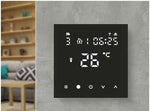 Термостат за ел. подово отопление 1…70 °C с LCD дисплей 16A за вграждане черен Wi-Fi GoSmart EMOS