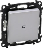 Девиаторен ключ с подсветка LED 0.15мА цвят алуминий Valena Life Legrand, LEGRAND, 752326