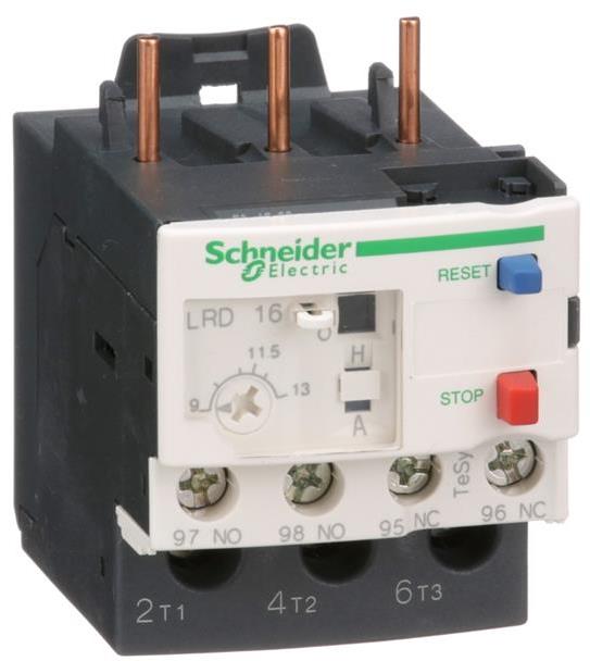 Термична защита TeSys D 9...13A 1NO-1NC SE, SCHNEIDER ELECTRIC НИСКО НАПРЕЖЕНИЕ, LRD16