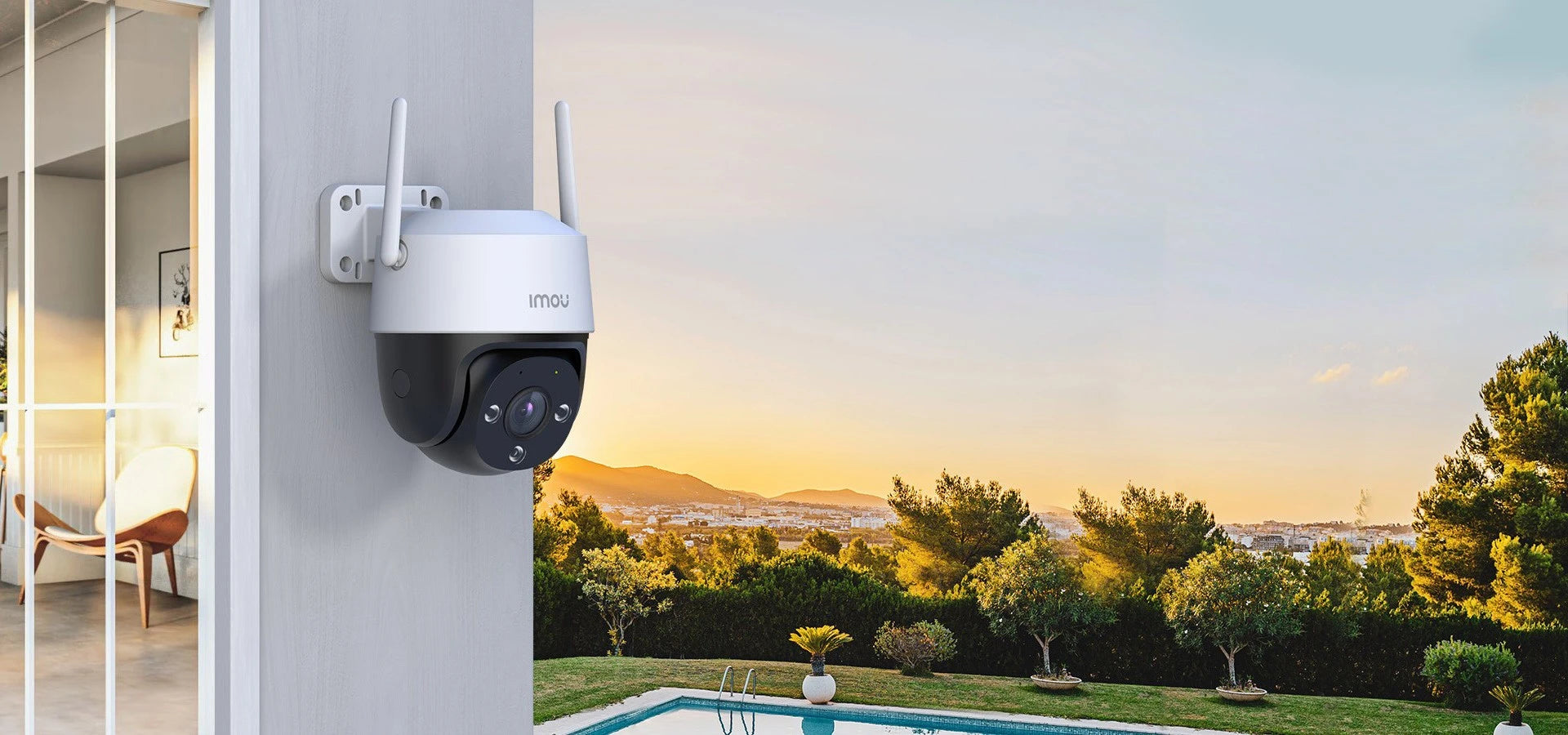 IMOU Cruiser SE+ 5MP Wi-Fi PTZ Камера за Външно Видеонаблюдение | 360° Pan & Tilt | AI Human Detection | Цветно Нощно Виждане | IP66