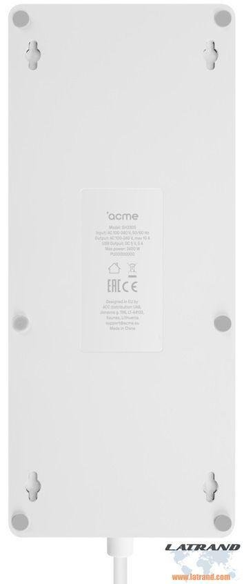 Smart WI FI Разклонител с 6 гнезда Acme - SH3305