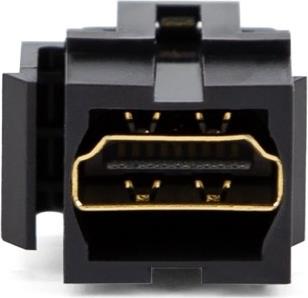 Конектор HDMI 2.0 (вход-изход), цвят Черен, Bachmann, BACHMANN, B918.041