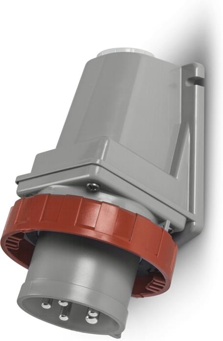 Промишлен щепсел 3P+N+Е 32A 346-415V IP67/69, 6h серия Optima за открит монтаж Scame, SCAME, 245.3297