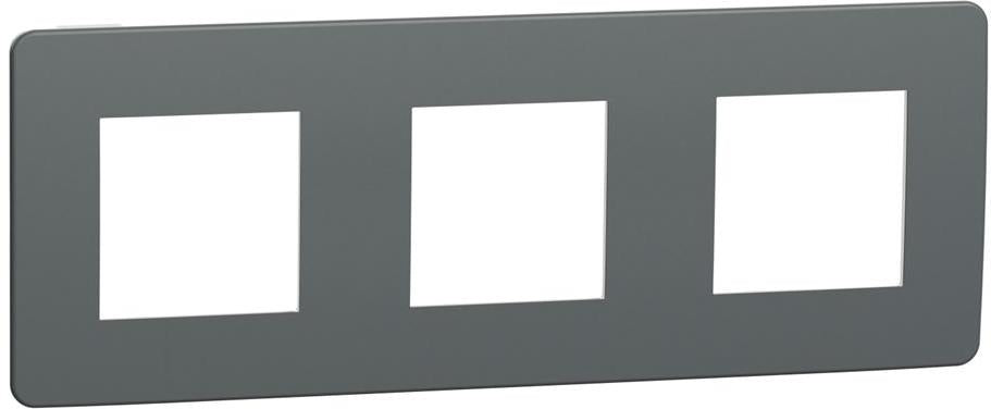 Лицева рамка 3х цвят Гранит / Бял Unica Studio Color SE /до изчерпване/, SCHNEIDER ELECTRIC, NU280621