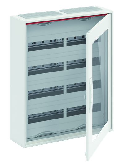 Табло за открит монтаж ComfortLine 4х24мод. CA24VT с прозрачна врата IP44 и Н и РЕ клеми ABB, 2CPX052202R9999