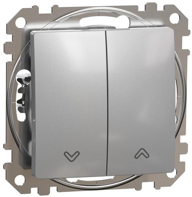 Ключ за щори цвят Алуминий Sedna SE, SCHNEIDER ELECTRIC, SDD113104