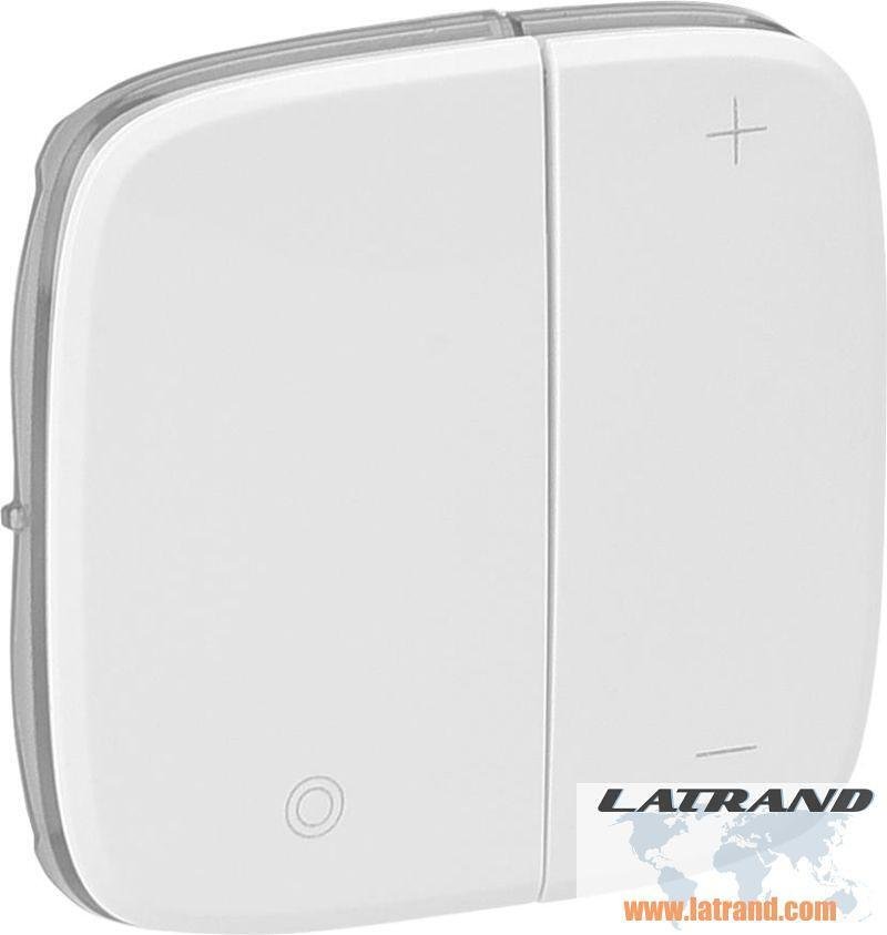 Лицев панел за бутонен димер цвят Бял Valena Allure Legrand - 752085