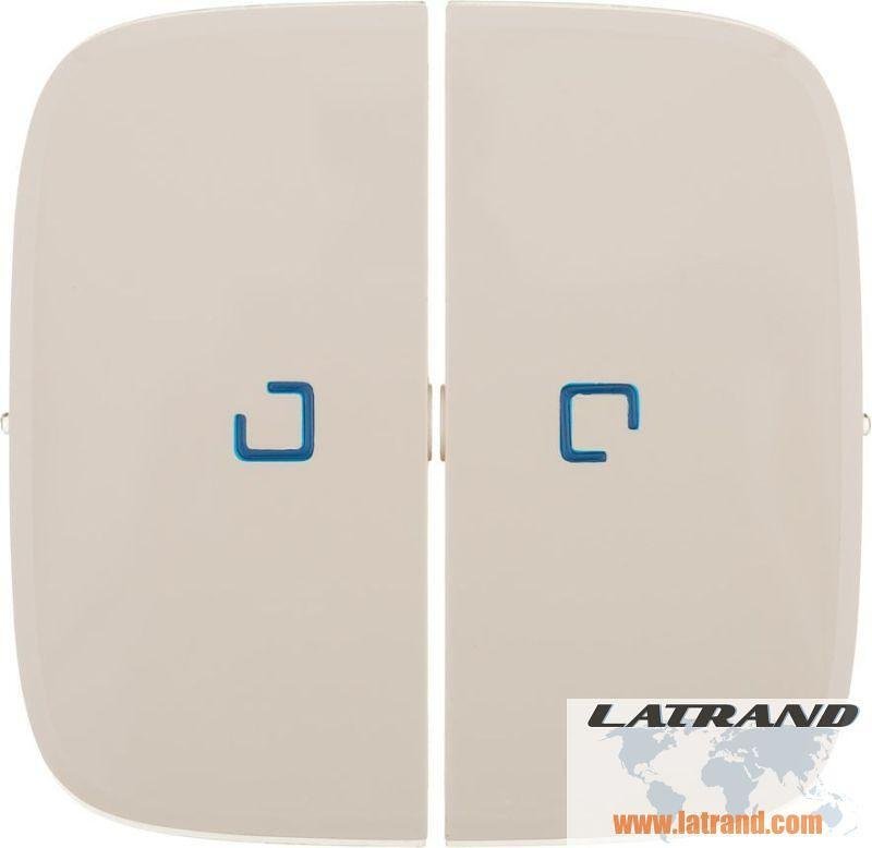 Лицев панел за сериен ключ/бутон с индикация цвят Крем Valena Allure Legrand - 755226