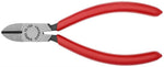 Клещи диагонални резачки, червена ръкохватка 125мм, Knipex - K7001125