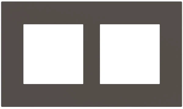 Рамка 2х 55x55 Surface Linea71/20Venti Fenix Cocoa Orinoco EKINEX, EK-S2P-FCC