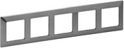 Рамка 5х цвят Инокс Valena Life Legrand, LEGRAND, 754155