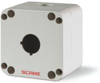 Празна кутия IP65 един отвор ф22мм серия TOP 22 Scame, SCAME, 590.PR01K