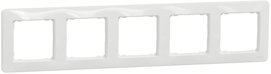 Рамка 5х цвят Бял Sedna SE, SCHNEIDER ELECTRIC, SDD311805