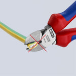 Клещи диагонални резачки, синьо-червена ръкохватка 160мм, Knipex - K7002160
