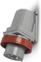 Промишлен щепсел 3P+Е 63A 346-415V IP66/67/69, 6h серия Optima Top за открит монтаж Scame, SCAME, 245.6396T