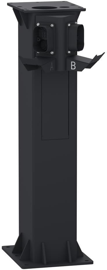 Метална стойка h=1.0m за монтаж на зарядна станция EVlink Pro DC 60kW, SE, Зарядни станции за електромобили, EVP1DB4LG