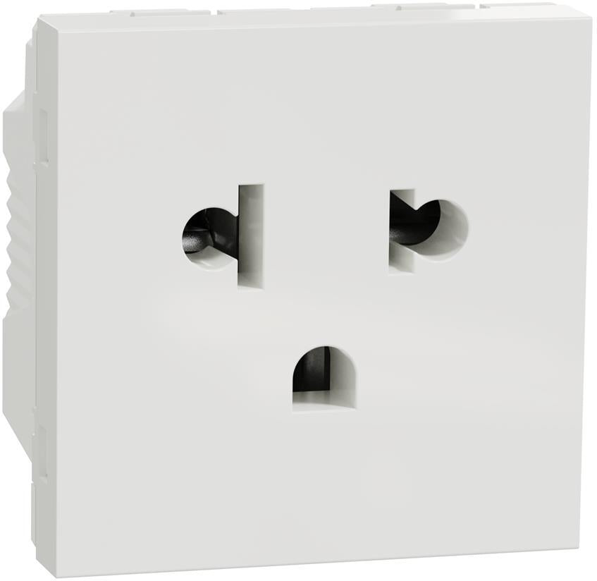 Контакт евро-американски стандарт винт 2 мод. цвят Бял Unica SE, SCHNEIDER ELECTRIC, NU304118