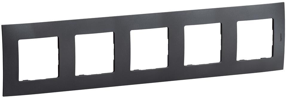 Рамка 5х цвят Тъмно сив Niloe New Legrand, LEGRAND, NP115GR