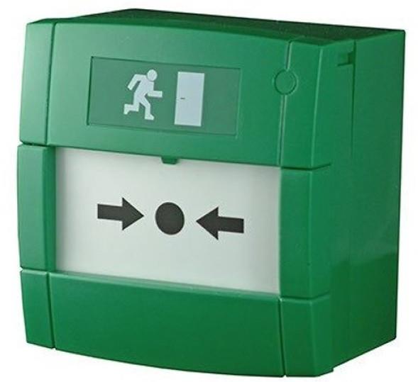 Конвенционален бутон "Евакуация" зелен, KAC Honeywell, HONEYWELL, M3A-G000SG-K013-13