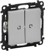 Сериен девиаторен ключ с индикация 0.15мА LED цвят алуминий Valena Life Legrand, LEGRAND, 752309