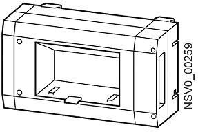 Кутия Tap-off BD01 S02 IP54 за 3DIN до 63A Siemens, SIEMENS, BD01-AK2HM2/F