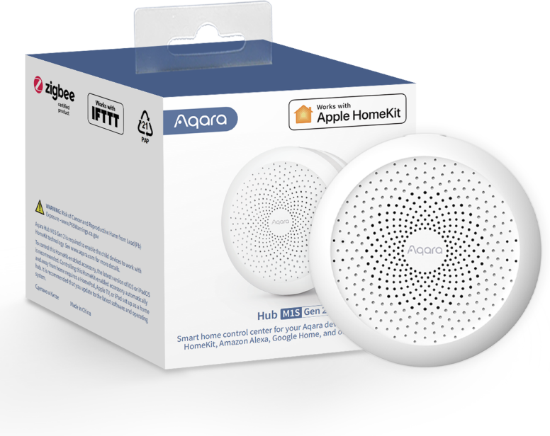 Стартов хъб Smart gateway Wi-Fi с лампа за контакт Aqara Hub M1S G2 - 7416, AQARA, HM1S-G02