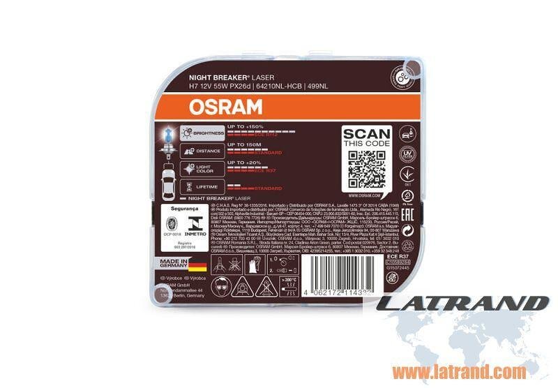 АВТОМОБИЛНА ЛАМПА 64210NL H7 55W 12V PX26D DUOBOX OSRAM
